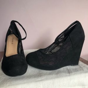 Torrid Lace Platform Wedge
